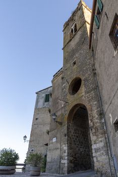 Collescipoli,Italy september 04 2020:one of the entrance doors to the town of Collescipoli