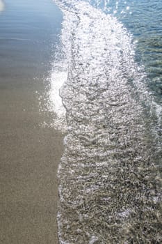 seascape from sea shore in summer season for background