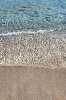 seascape from sea shore in summer season for background