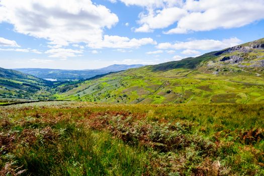 Kirkstone Pass view back down the valley toward Windermere