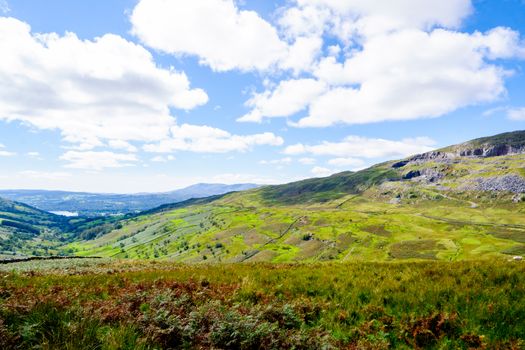 Kirkstone Pass view back down the valley toward Windermere