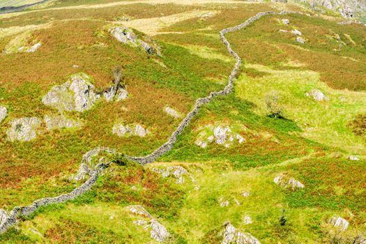 The beautiful Fells around The Kirkstone Pass Lake District ,England.