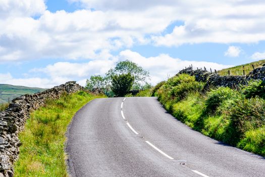 The Kirkstone Pass road in the English Lake District, UK