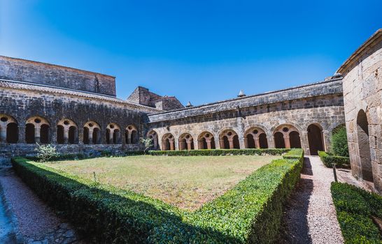 Cloister of the Cistercian abbey of Thonoret in the Var in France