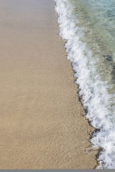 seascape from sea shore in summer season for background