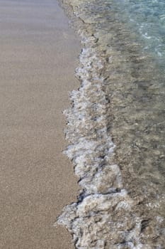 seascape from sea shore in summer season for background