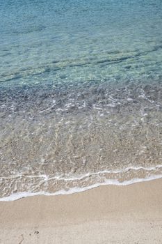 seascape from sea shore in summer season for background