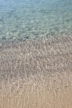 seascape from sea shore in summer season for background