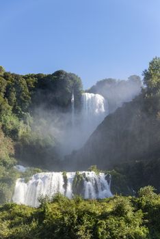 waterfall of marmore in terni the highest in europe