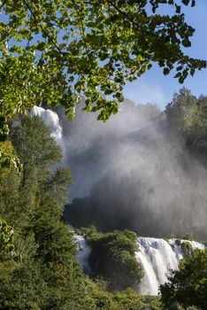 waterfall of marmore in terni the highest in europe