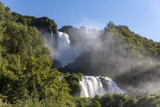 waterfall of marmore in terni the highest in europe
