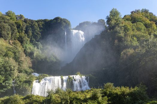waterfall of marmore in terni the highest in europe