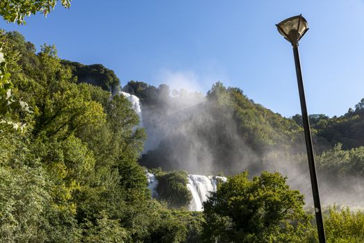 waterfall of marmore in terni the highest in europe
