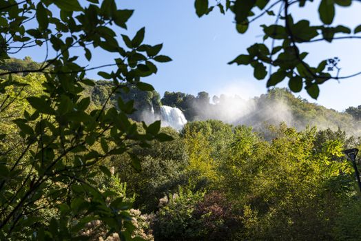 waterfall of marmore in terni the highest in europe
