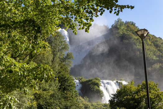 waterfall of marmore in terni the highest in europe