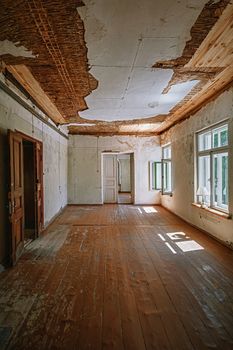 Room in the old abandoned palace