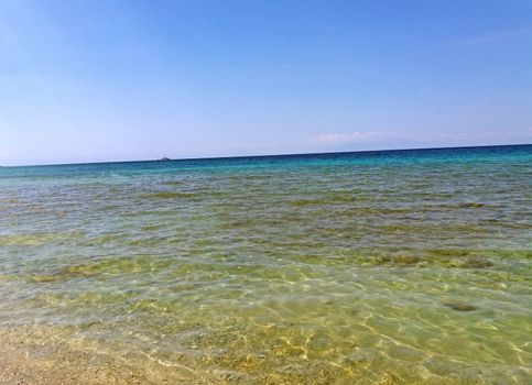 Mediterranean Sea in Greece, In the morning