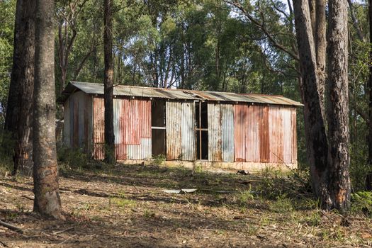 An old dilapidated building in the Wollemi National Park in regional New South Wales