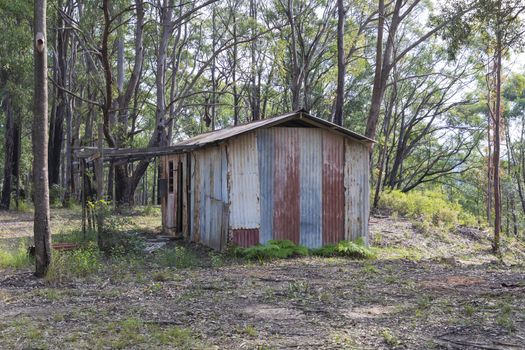 An old dilapidated building in the Wollemi National Park in regional New South Wales