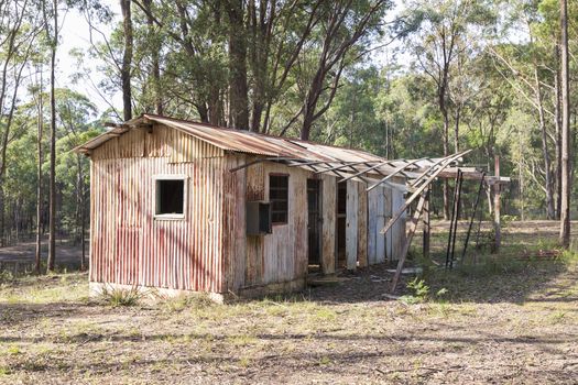 An old dilapidated building in the Wollemi National Park in regional New South Wales