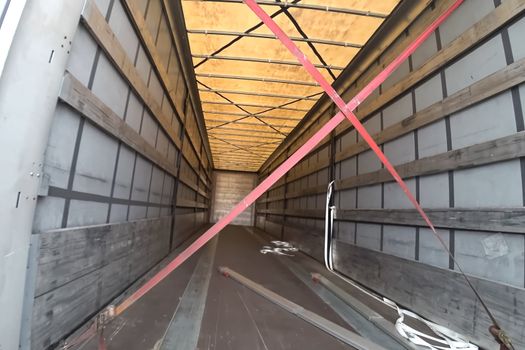 Empty truck, view from the inside. Empty truck, view from the inside.