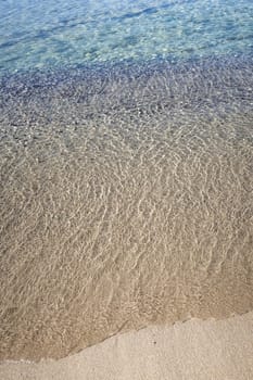 seascape from sea shore in summer season for background