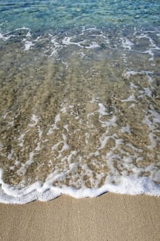 seascape from sea shore in summer season for background