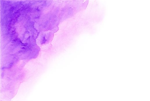 abstract purple-pink background in cloud concept. watercolor hand painting illustration.  Design element for wallpaper, packaging, banner, poster, flyer.