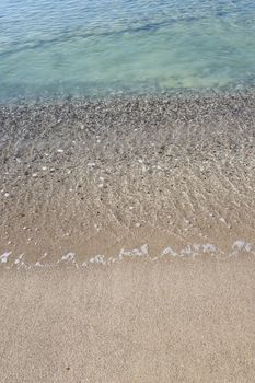 seascape from sea shore in summer season for background