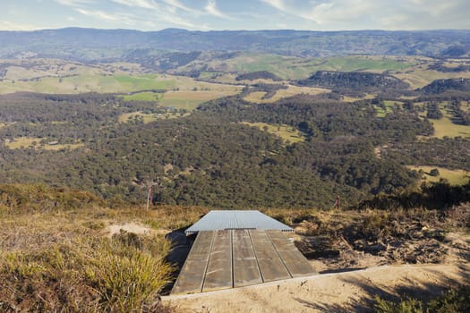 The Mount Blackheath Hang Gliding and Paragliding launch site in The Blue Mountains in New South Wales in Australia