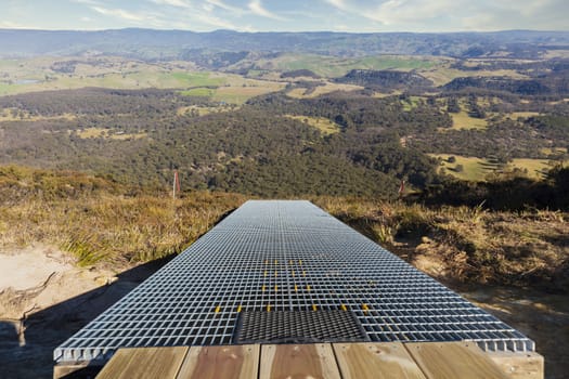 The Mount Blackheath Hang Gliding and Paragliding launch site in The Blue Mountains in New South Wales in Australia