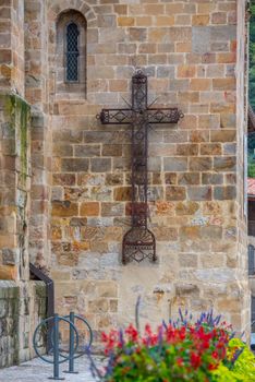 The saint volusien church from Foix ,France.