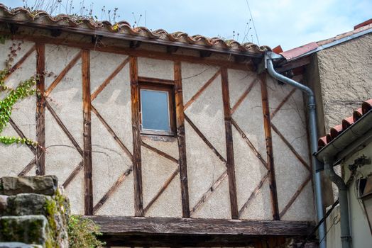 Old Housein the village Foix in the south of France, Europe.