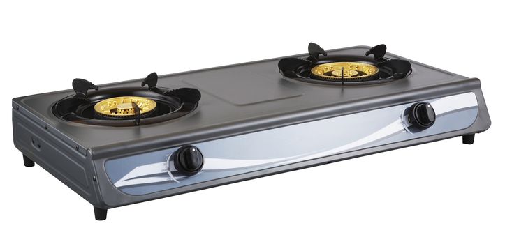 gas stove with clipping path