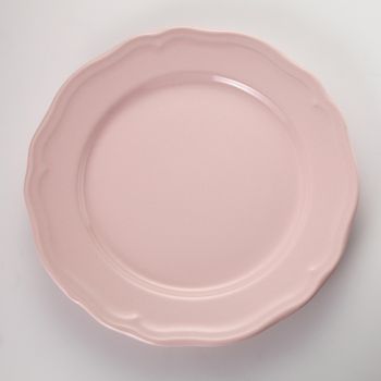 top view of dinner plate
