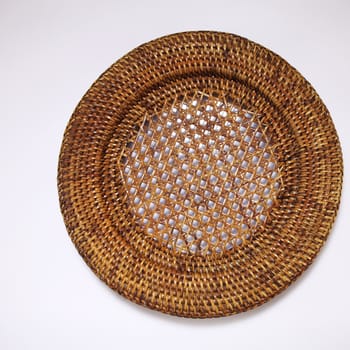 top view of the round shape basket