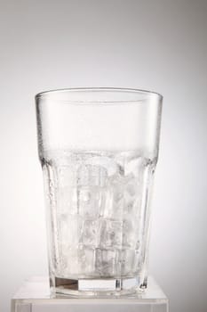 ice in the a glass
