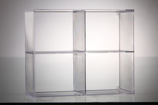 small glass ofr plastic display box for mini toy