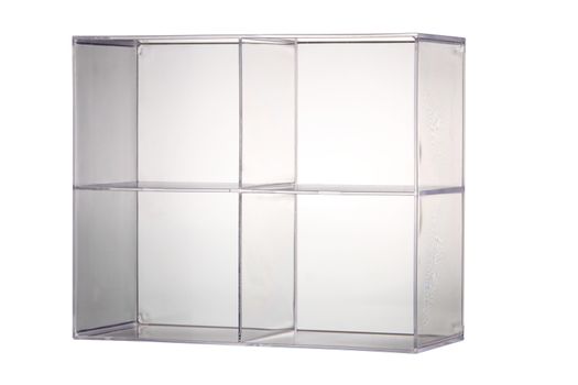 small glass ofr plastic display box for mini toy