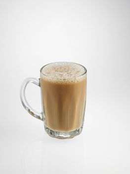 Tea with milk or Teh Tarik in Malaysia