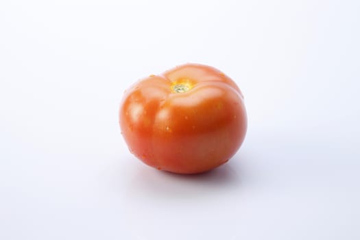 tomato on the white backgrond