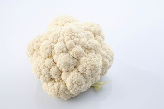 Cauliflower isolated on white background.