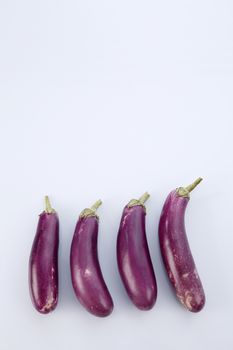 Brinjal isolated on white background