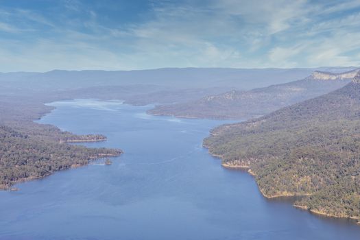 Lake Burragorang in New South Wales in regional Australia