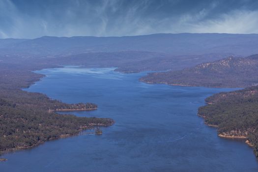 Lake Burragorang in New South Wales in regional Australia