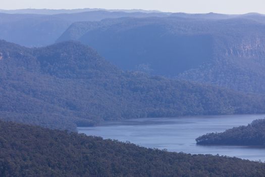 Lake Burragorang in New South Wales in regional Australia