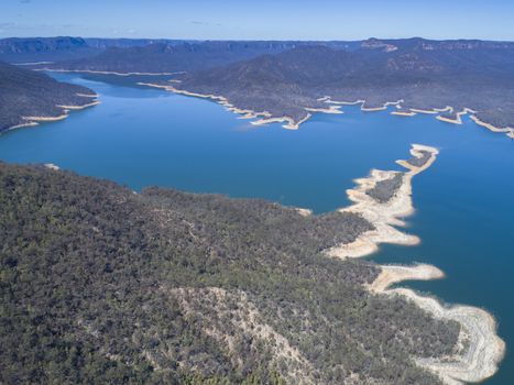 Lake Burragorang is the primary source of drinking water for Sydney in New South Wales, Australia