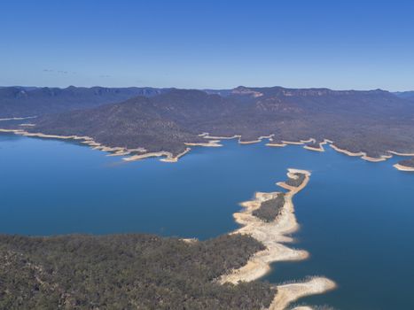 Lake Burragorang is the primary source of drinking water for Sydney in New South Wales, Australia