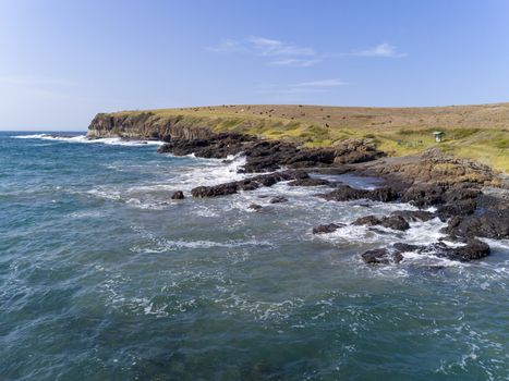 The coastal inlet at Kiama on the New South Wales south coast in Australia