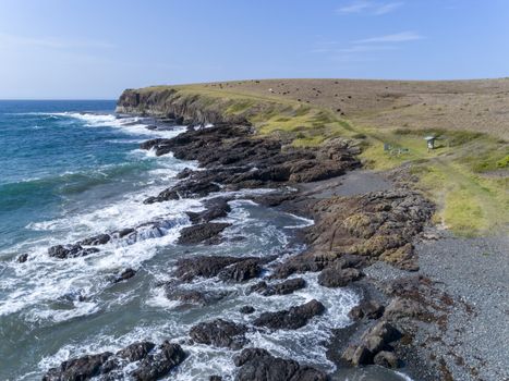 The coastal inlet at Kiama on the New South Wales south coast in Australia